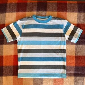 Mini Boden Kids 7-8 Striped Tee Shirt